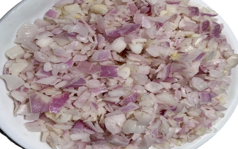 frozen diced onion