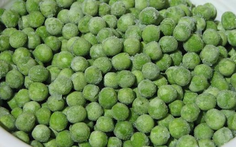 frozen peas